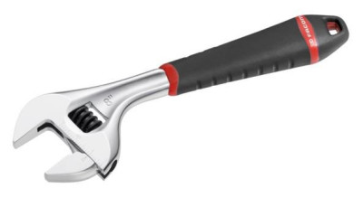 Clé à molette 12'' à manche bi-matière capacité 41mm longueur 301mm - FACOM - 101.12GPB