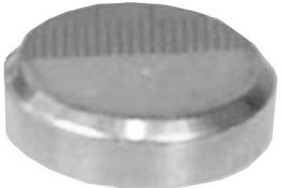 Cache vis plat diamètre 18mm laiton chromé boîte de 10 - GUITEL - 9020D18S03