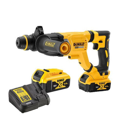 Perforateur SDS Plus 18V Brushless XR 3J + 1 batterie XR 5Ah + chargeur + coffret - DEWALT - DCH263P1-QW
