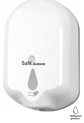 Distributeur pour gel hydroalcoolique ou savon liquide infrarouge mural - SAFE BY HANGER - SF1802201P00