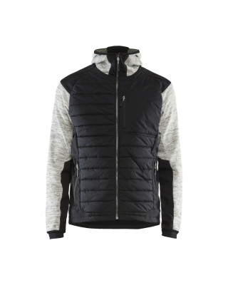 Veste de travail à capuche hybride gris granulé/noir TS - BLÅKLÄDER - 593021179099S