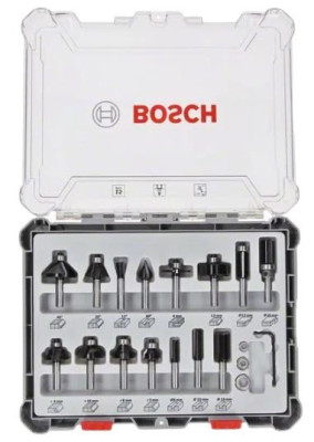 Coffret de fraises mixtes 15 pièces - BOSCH - 2607017472