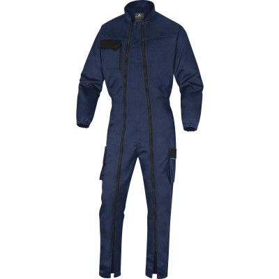 Combinaison de travail à double zips MACH2 V3 bleu marine/roi TM - DELTA PLUS - M2CZ3BMTM