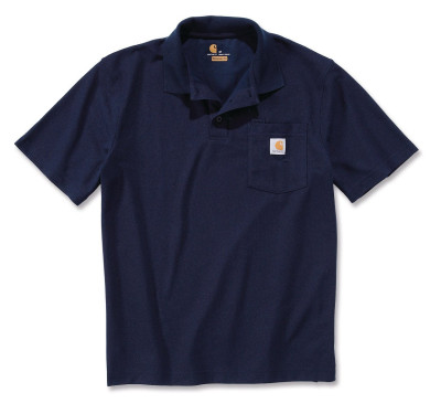 Polo WORKWEAR POCKET TXS navy - CARHARTT - S1K570NVYXS