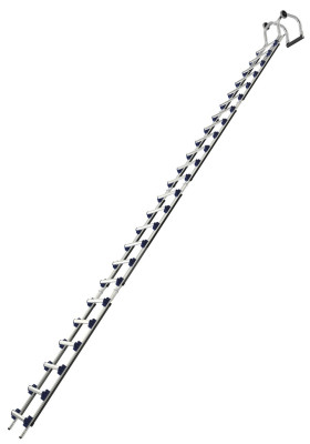 Pack échelle de toit EVOKLIP 250mm + crochet - TUBESCA-COMABI - 02453725
