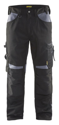 Pantalon artisan sans poches flottantes noir/gris T40 - BLÅKLÄDER - 155618609994C46