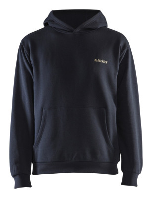 Sweat LIFE IS TOO SHORT à capuche bleu marine TM - BLÅKLÄDER - 941311698600M