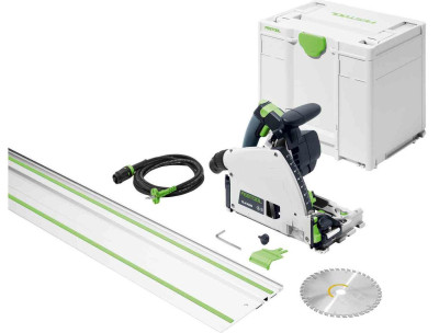 Scie plongeante 1500W TS 60 KEBQ-Plus-FS + Systainer SYS3 - FESTOOL - 577417