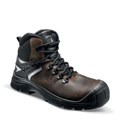 Chaussures de sécurité haute en cuir MAX UK S3 SRC marron 2.0 P42 - LEMAITRE SECURITE - MAUBS30BN.42