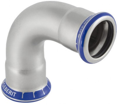 Coude 90°diamètre 22mm inox GEBERIT