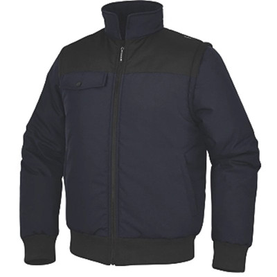 Blouson 2 en 1 NEWDELTA2 à manches amovibles bleu marine/noir T2XL - DELTA PLUS - NEWD2MNXX