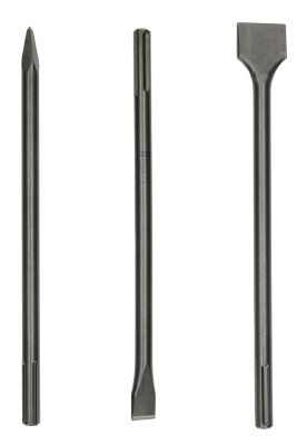 Jeu de 3 burins SDS-Max (pic + plat + bêche) 400mm - HANGER - 155991