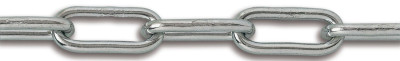 Chaîne longue droite 10mm acier zingué 15m - CHAPUIS - TBO6