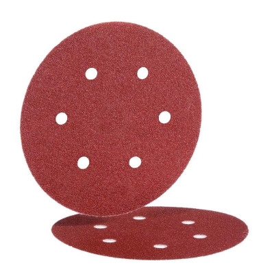 Disque papier Velcro BW115 de 150mm 6 trous grain 40 boîte de 50 - HERMES - 6539487