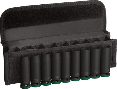 Coffret de 9 douilles à chocs PRO Impact 1/2'' M10 - 27 77mm - BOSCH - 2608003040