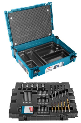 Coffret ensemble accessoires de 56 pièces en coffret MAKPAC - MAKITA - B-53768