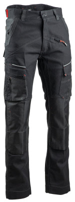 Pantalon CORTEX coton/polyester noir taille 48 - LMA LEBEURRE - 1783-48