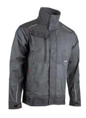 Veste AXONE coton/poly gris/noir taille 4 - LMA LEBEURRE - 2325-4