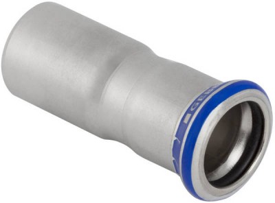 Réduction diamètre 22-18 à emboîter inox GEBERIT