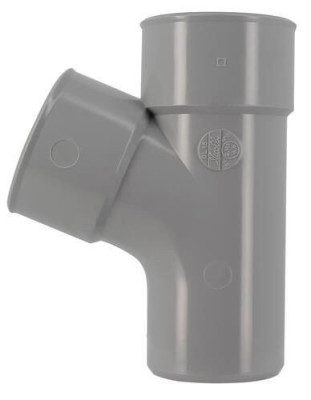 Culotte mâle femelle 67°30 simple diamètre 63mm UBL16 NICOLL