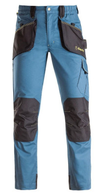 PANTALON SLICK BLEU PETROLE/NOIR S KAPRIOL
