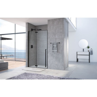 PORTE PIVOTANTE 2 PORTES DURANCE VTNET- NOIR 90 H200