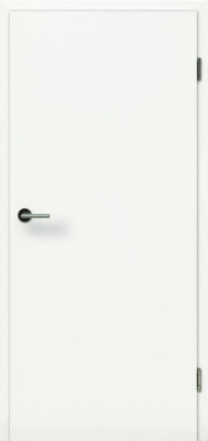 Porte âme pleine stratifiée CPL Duritop - 204x83 cm - PG - chant à recouvrement - plinthe automatique - laquée blanc JELD-WEN DEUTSCHLAND