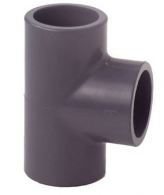 Té 90° égal diamètre 75mm PVC-U GEORG FISHER