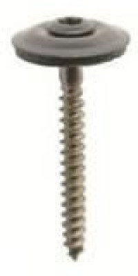 Vis à bois inox Torx 2TXF-20 4,5x100mm rondelle 20mm boîte de 100 RAL 7016 anthracite BWK