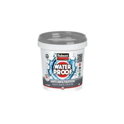 Revêtement étanchéité anti-infiltrations Rubson gris pot de 1 kg RUBSON