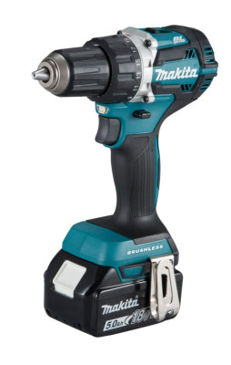 Perceuse visseuse + 2 batteries 5 Ah - DDF484RTJ - 18 V MAKITA