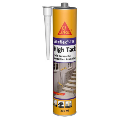 Colle Sikaflex-119 High Tack Purform pour objets lourds - cartouche de 300 ml SIKA