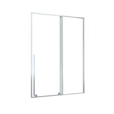 PAROI DURANCE PORTE COULISSANTE VTNET-CHROME 90 H200