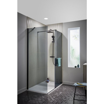 PORTE COULISSANTE DORE VGNET-NOIR L140 H200 SCHULTE