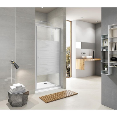PORTE PIVOTANTE 2 PANNEAUX DURANCE VTNET-NOIR 120 H200
