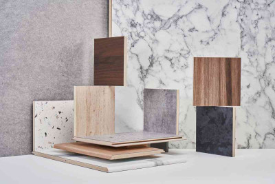 PANNEAU HABILLAGE NUANCES PIGMENTS GRIS ALPIN MAT 77x63
