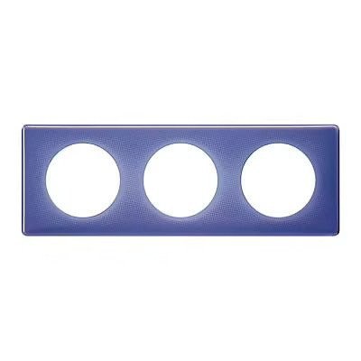 Plaque de finition 3 postes Céliane 90's Violet - Legrand