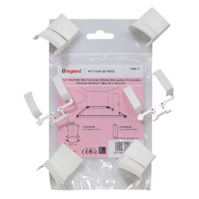 Kit tour de pièce pour moulure Céliane déco 30x12,5mm