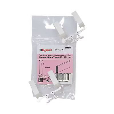 Embout pour moulure Céliane déco 30x12,5mm - Legrand