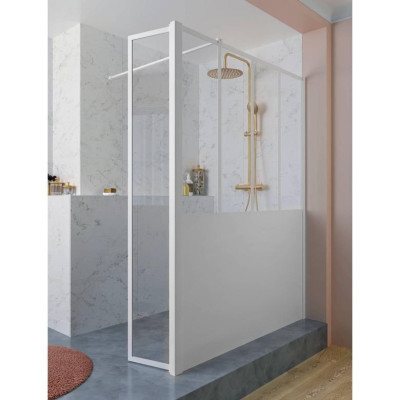 PORTE PIVOTANTE 2 PANNEAUX DURANCE VTNET-NOIR 140 H200