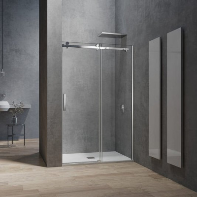 PORTE COULISSANTE DURANCE VGNET- CHROME 160 H200 GAUCHE