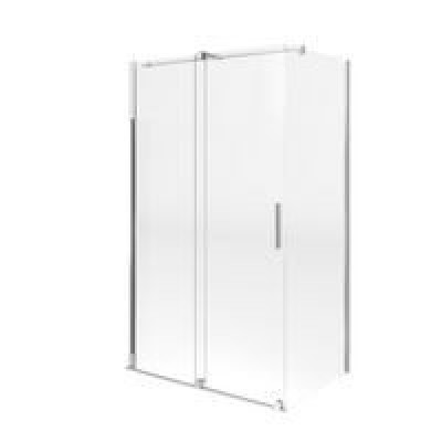 PORTE PIVOTANTE DEPORTEE MARILOU 8 MM VS-CHROME L70 H195
