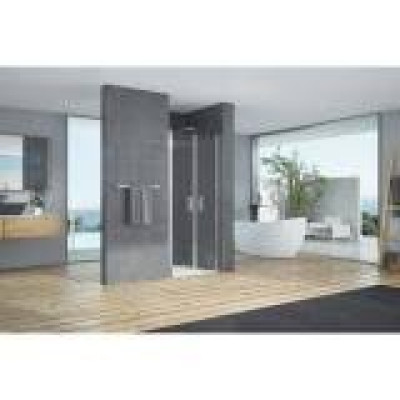 PORTE BATTANTE MARILOU 8 MM VS-CHROME L.80