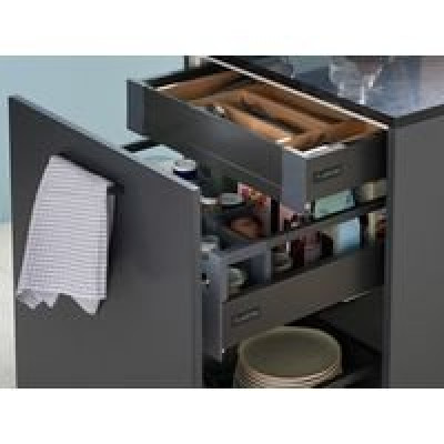 FACE TIROIR PIGMENTS GRIS MAT INOX 20.7x29.7