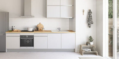 PORTE PIGMENTS GRIS MAT INOX 62.7x49.7 GAUCHE