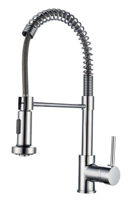 Mitigeur laiton 42x10 cm avec douchette pour évier UIGE type professionnel chromé THERMADOR