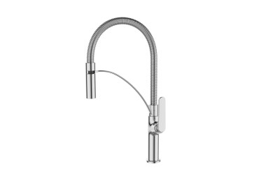 Mitigeur laiton avec bec flexible 1 jet pour évier Tubig chromé Hauteur 480 mm THERMADOR