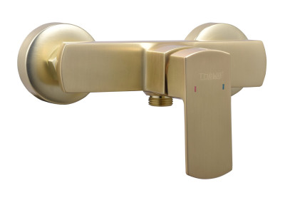 Mitigeur pour douche Dour laiton brossé - poignée verticale entraxe 150 mm THERMADOR