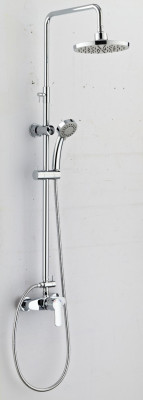 Système de douche mécanique - pomme de douche de 207 mm ABS avec douchette 3 jets chromé THERMADOR