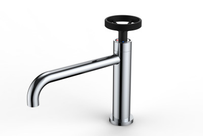Mitigeur type industriel pour lavabo Hanum chromé - sans vidage 170x90x310 mmTHERMADOR
